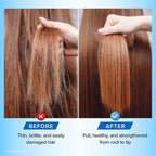 Hair Growth Biotin Shampoo and Conditioner - Deep Hydrating Conditioner for Dry Damaged Hair, Sulfate Free & Volumizing - 2 Pack, 8oz