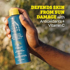 Oars + Alps Sunscreen Spray for Face & Body Spray Sunscreen Infused with Vitamin C & Antioxidants, No White Residue, Water & Sweat Resistant, All Skin Types, Lightweight, Hydrating, SPF 50, 6 Oz, 1pk