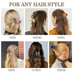 12Pcs Hair Clips for Women 1.8 Inch Small Claw Clips for Thin Hair Medium Hair Claw Clips for Thick Hair Accessories for Women Girls (Colorful)
