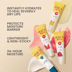 Burt's Bees Stocking Stuffers, Rescue Lip Relief, Honey Vanilla, Hydrating Lip Balm for Dry Cracked Lips, with Responsbily Sourced Beeswax and Shea Butter, 100% Natural Origin, 1 Squeezy Tube, 0.35oz