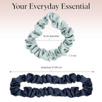 Kitsch Satin Scrunchies for Women - No Crease Hair Ties for Girls | Scrunchies For All Hair Types and Textures, Perfect for Day or Night - Garden Bouquet | Ideal Gifts for Women, 5pcs