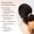 Kitsch Leopard Prints Satin Scrunchies for Women - No Crease Hair Ties for Girls, Scrunchies For All Hair Types and Textures, Perfect for Day or Night | Ideal Gifts for Women - 5 Pcs