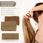 10 Pcs No Damage Hair Ties Thick Hair Elastic Rubber Bands Hair Accessories Scrunchies Seamless for Women