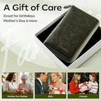 FAMILIFE Manicure Set, Professional Manicure Kit Nail Clippers Set 11 in 1 Stainless Steel Nail Pedicure Tools Kit Grooming Tool with Portable Green Leather Travel Case Luxury Gifts for Women and Men