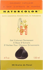 naturcolor Haircolor - Poppy Seed Hair Dye, 4 Fl Oz (2N)