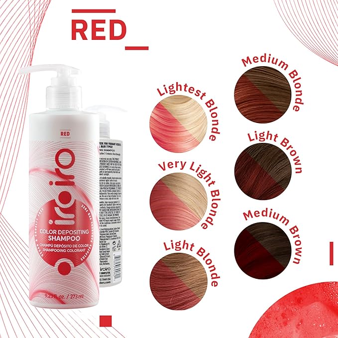 iroiro Color Depositing Shampoo (Red)