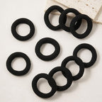 10 Pcs No Damage Hair Ties Thick Hair Elastic Rubber Bands Hair Accessories Scrunchies Seamless for Women