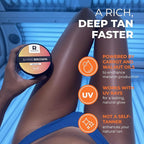 BYROKKO Shine Brown Tan Accelerator Cream 7.1 Fl Oz, Outdoor Sun or Indoor Tanning Oil or Tanning Bed Lotion, Fast Bronzer with Premium Natural Ingredients for Deep, Long-Lasting Glow