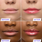 Wonderskin Lip Oil Rehab Serum - Tinted Lip Oil for Women, Hydrating, Moisturizing, and Non-Sticky Red Tint Serum for Dry Lips (Amour)