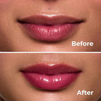 Lamel All-in-One Lip Oil - Lightweight, No-Sticky, Tinted, Plumping, Hydrating Lip Gloss - Lip Balm for Day & Night Use, Long-Lasting Lip Stain, Lip Glow Oil, Lip Plumper Tint - Pink Sparkle №402