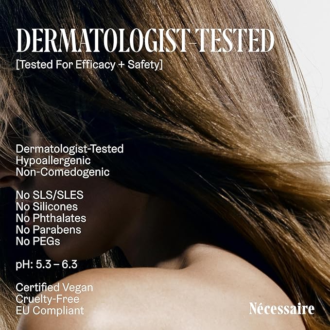 Nécessaire Rosemary Shampoo | Multi-Protein Strengthening Cleanse For Thinning Hair. For Women + Men. Good For All Hair Types/Textures. Free Of Sulfates. Color-Safe. 250 ml / 8.4 oz