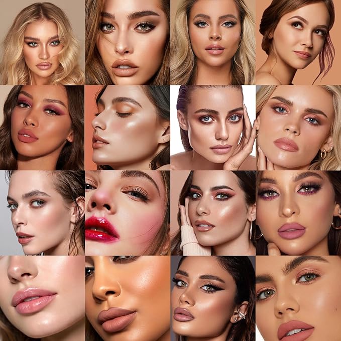 Mushroom Head Air Cushion CC Cream Christmas Gifts for Women, 1 Full-Size Makeup Foundation with 2 Refills & 1 Special Mushroom Head Puff, Upgraded Ingredients Long-lasting (Natural, 0.71 Fl Oz*3)