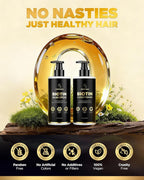 Tripeptide-Infused Hair Growth Biotin Shampoo and Conditioner Set, Onion Anti-Loss Volumizing Moisturizing Treatment for Soft Shine Hair, Dandruff Routine Rosemary Shampoo for Men and Women, 2x16.9oz