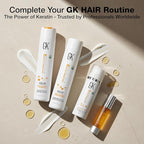 GK HAIR Oil - Argan Oil Heat Protectant Serum - Lightweight Hair Serum - Perfect For Keratin, Frizzy, Curly, Dry & Damaged Adds Shine and Smooths - Paraben, Phthalate and Sulfate Free 1.69 Oz