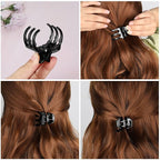 6 Pieces Morhom Jaw Clips, 1.3 Inch Hair Claw Clips for Thick or Medium Hair