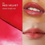 Melixir Vegan Lip Butter (12 Colors), Hydrating Tinted Lip Balm Stick, Bee-Free, Petrolatum-Free, Plant-Based, Moisturizes Dry & Chapped Lips With Shea Butter, Sheer, Natural Finish - #03 Red Velvet