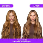 Naissant Pearl Blonde Purple Shampoo & Toning Mask Set | Ultra High-Purity Pigments | Neutralizes Yellow & Brassy Tones | Hyaluronic Acid & Biotin | Paraben & Sulfate Free | 2 x 10.1 Fl Oz