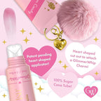 Glimmer Wish Glimmer Whip Hydrating Lip Balm – Moisturizing Lip Care with Organic Oils & Butters – Vegan Lip Moisturizer (Cotton Candy)