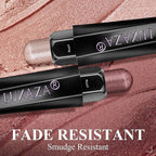 Brown Eyeshadow Stick Makeup Set 10PCS, Neutral Shimmer And Matte Cream Eye Shadow Palette, Metallic Bronze Smoky Eyeliner Brightener Crayon Pencil Kit, Ideal Gift for Women -Espresso