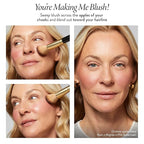 LAURA GELLER NEW YORK Baked Blush-n-Brighten Marbleized Blush + Angled Brush (08 Starfish Island, 47mm)