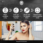 Mane Hair Thickening Spray & Root Touch Up, Instantly Thicker Hair for Men & Women, Fill in Hairlines and Hide Thinning and Fine Patches - Hazel, 12 Colors (6.76 oz)