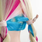 MEEDEE Rose Gold Hair Ties for Women - No Crease Soft Knotted Ribbon Ties, Damage-Free for Ponytails, Yoga, and Bracelets (100 Pack)