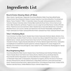 MIDHA RICE WASHOFF MASK DISCOVERY SET, 1.76oz x 3/50g, Dull Skin Care, Hydrating and Soothing, Pore Refining Treatment, Vitamin C face mask, Skincare for Travel, Mini Skincare Kit, 3-in-1 Set