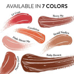 Mented Cosmetics Lip Gloss for Women Tinted Lip Balm Stain, Long Lasting Buildable Moisturizing Lipgloss Lipstick Topper, Made in USA, Cruelty Free Vegan Makeup, #1 Cran