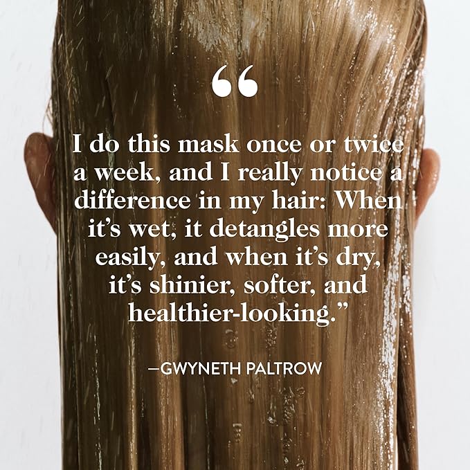 goop Beauty Hair Mask | Conditioner for Dry Hair & Frizz Control | Amino Acids, Beetroot Extract, Coconut and Avocado Oil | Strengthening Treatment to Repair Chemical Damage | Sulfate Free | 6 fl oz