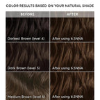Madison Reed Radiant Hair Color Kit - 6.5NNA Medium Neutral Brown (Sondrio), 100% Gray Hair Coverage Permanent Hair Dye for Resistant Grays | PPD-Free & Ammonia-Free, 2 Pack
