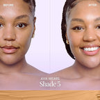 Naked Sundays BeautyScreen™ SPF 50 Peptide Foundation Tint – Tinted Sunscreen & Skincare Makeup with Zinc Oxide, Niacinamide – Lightweight Natural Coverage, 5 Tan Honey, 1.01 oz