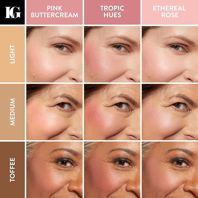 LAURA GELLER NEW YORK Baked Blush-n-Brighten Baked to Go - Pink Buttercream - Travel Size Blush