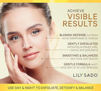 LILY SADO HONEY WALNUT Creamy Face Scrub - Best Exfoliating Facial Cleanser for Women & Men - Gently Exfoliates, Softens & Energizes Skin, Treats Acne, Reduces Pore Size - For All Skin Types - 4 oz