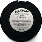 Enchanted Dark Gold Metallic Shimmering Pressed Powder Single Vegan Eyeshadow; Talc, Paraben & Cruelty Free