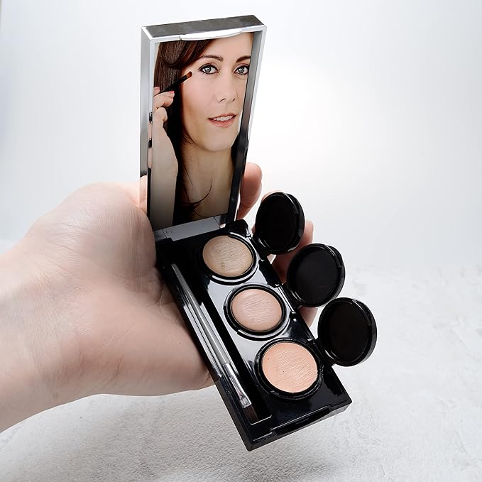 Dermaflage Rosacea Makeup Full Coverage Concealer Palette, Redness Corrector Cream for Face, Dark Circle and Under Eye Concealer and Color Corrector, Waterproof Hypoallergenic Formula (Light)