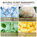 Mushroom Head Air Cushion CC Cream - Tattoo Cover up BB Cream Foundation Makeup Moisturizing Concealer Long-Lasting, Cushion Foundation Full Coverage Self Adjusting for All Skin Types (Deep)