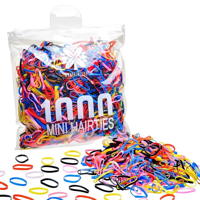 1000PCS Hair Rubber Bands(deep color)