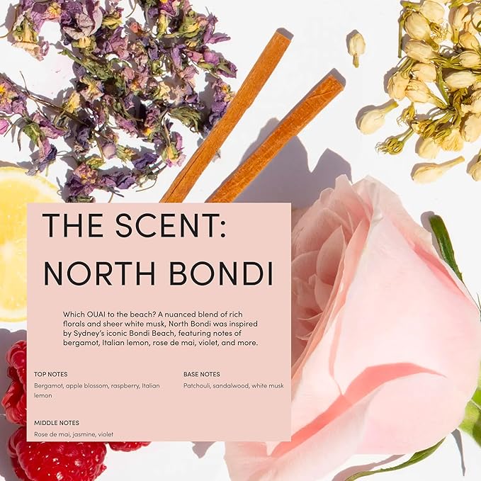 OUAI Curl Cream + Hair Oil Bundle - Hair Styling Products for Frizz Control - Includes Curl Cream (8 Oz) + Hair Oil (1.5 Oz) - 2-Piece Hair Care Set