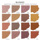 Demure Mineral Make Up Blush, Loose Powder, Natural, Professional, Cruelty Free Makeup, Blush Powder (Spiced Mocha)