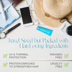 Crack HAIR FIX Styling Treatment - Multi-Tasking, Anti-Frizz, Leave-In Styling Cream with Protection from Humidity, Chlorine, Heat Treatments & Sun, .75 oz