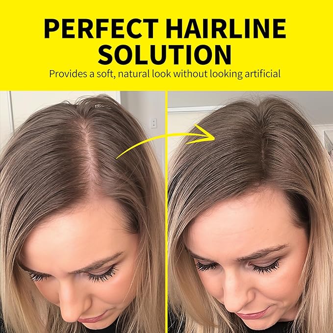 Sevich Hairline Powder - Root Touch Up Instantly Hair Color for Thinning Gray Coverage - Bald Spot Concealing Hair Powder for Women & Men - 48Hour Waterproof & Sweatproof - Light Coffee