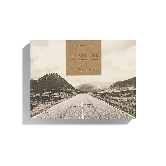 Michael Malul Eau de Parfum Gift Set - 4PC- 100ml | 10ml Citizen Jack Absolute 4PC Gift Set