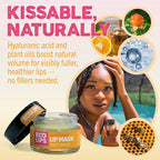 Eco Lips Plumping Daytime Lip Mask with Hyaluronic Acid and Upcycled Cloudberry Oil, 2-pack by Eco Lips 100% Natural. Made in USA