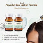 Exosomes for Hair Growth Serum with Hyaluronic Acid & Peptide | Scalp Serum for Hair Thickening, Strengthening, Soothing, Moisturizing & Encouraging Healthier Hair | 1 Set (8ml + 150mg)