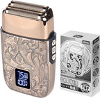 Ufree Close Shave Electric Foil Shavers for Men, 3-Speed Electric Razor, Bald Head Shavers, Face Shaving Beard Trimmer with LCD Display, Gifts for Men