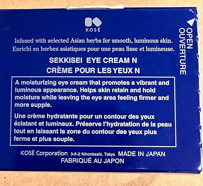 SEKKISEI Eye Cream, Ceramide and Collagen Boosting Moisturizing Cream, 0.07 Ounce