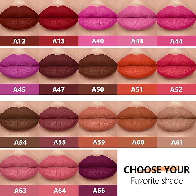 Brown Lipstick Long Lasting Lipsticks for Women Pigmented Smudgeproof Transferproof Vegan Cruelty Free Lip Color, A54 Delightful