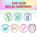 Punky Temporary Hair Color Spray, Cougar Red, Non-Damaging Spray-On Hair Dye Instant Vivid Hair Color, 3.5 oz, 1-Pack