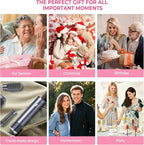 6 in 1 Hair Dryer Brush, Detachable Air Styler, 3 Heat Settings Blow Dryer Brush Frizz-Free Volumizing, Straightening, Curling ALCI Safety Plug for Travel & Home Styling (Blue)