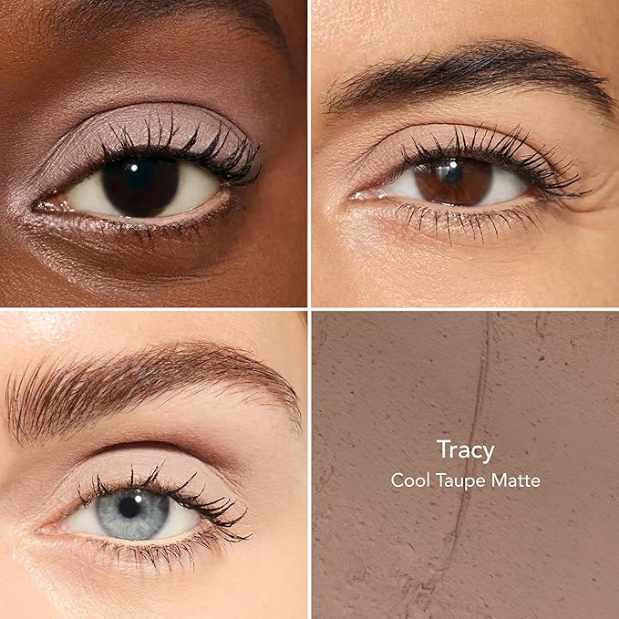 Thrive Causemetics Brilliant Eye Brightener Matte Classic Eyeshadow Stick Bundle, 3 Shades, Waterproof & Crease Proof Cream to Powder Long Lasting Formula, 3 Shadow Sticks & Confetti Makeup Bag